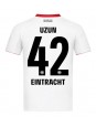 Eintracht Frankfurt Can Uzun #42 Gostujuci Dres 2025-26 Kratak Rukavima